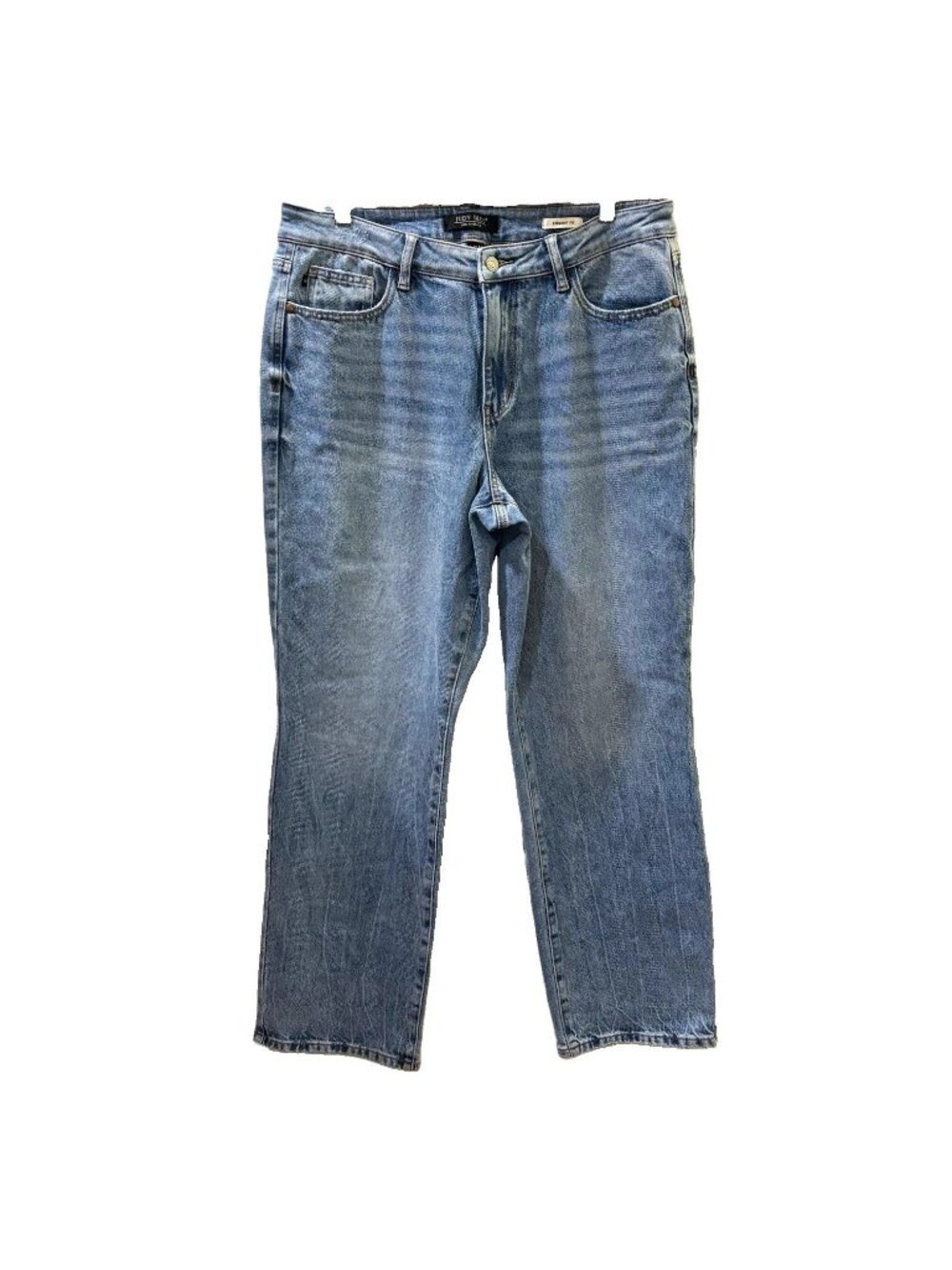 Judy Blue Straight Fit Light Wash Mid Rise Denim Jeans Women 16W 5-Pocket